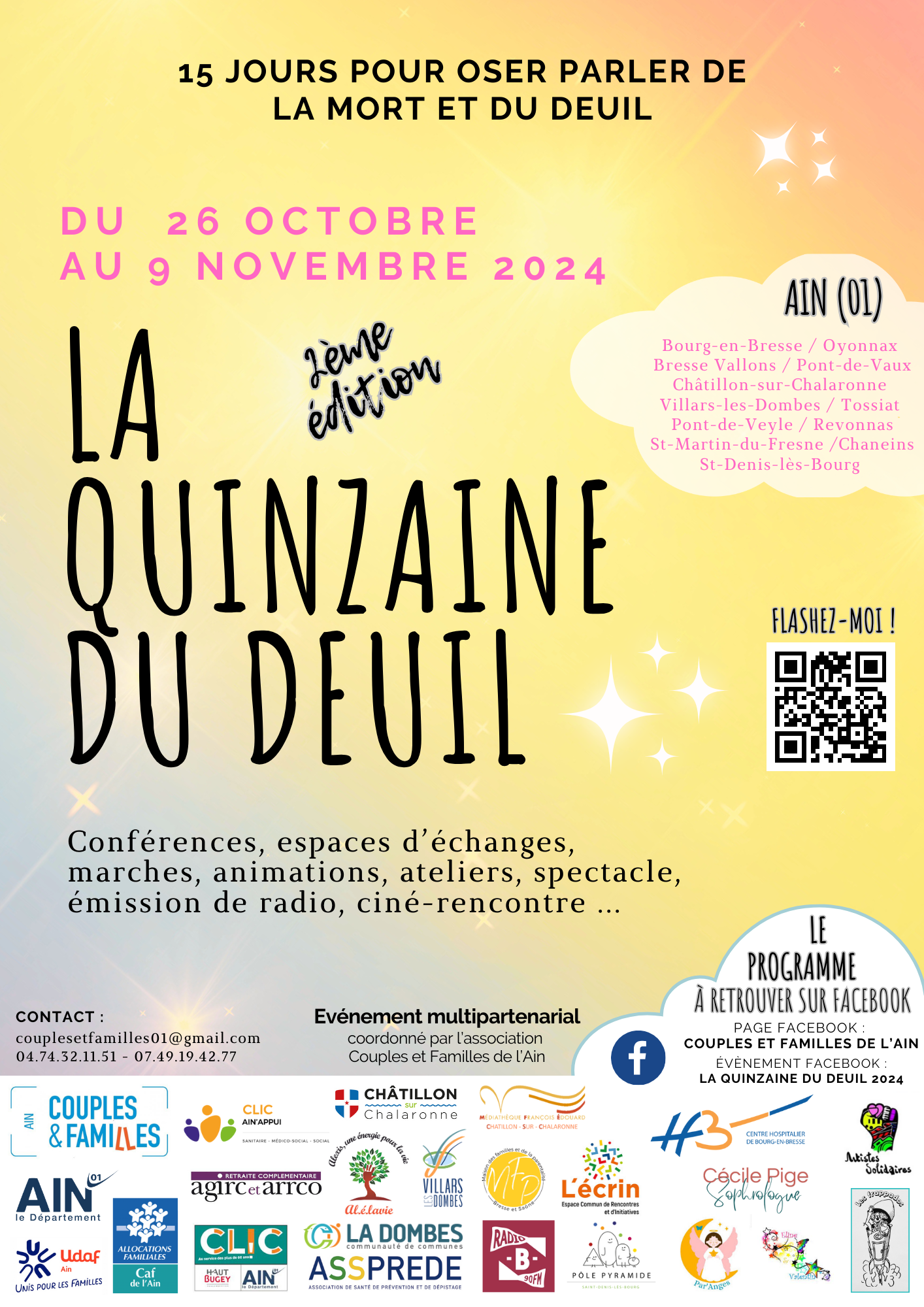 La quinzaine du deuil – 26/10/24 au 09/11/24